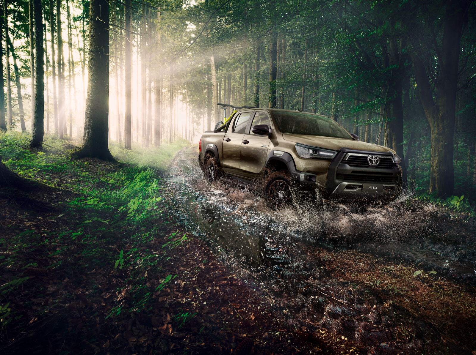 Toyota Hilux en forêt - en vente au Garage du Saugy